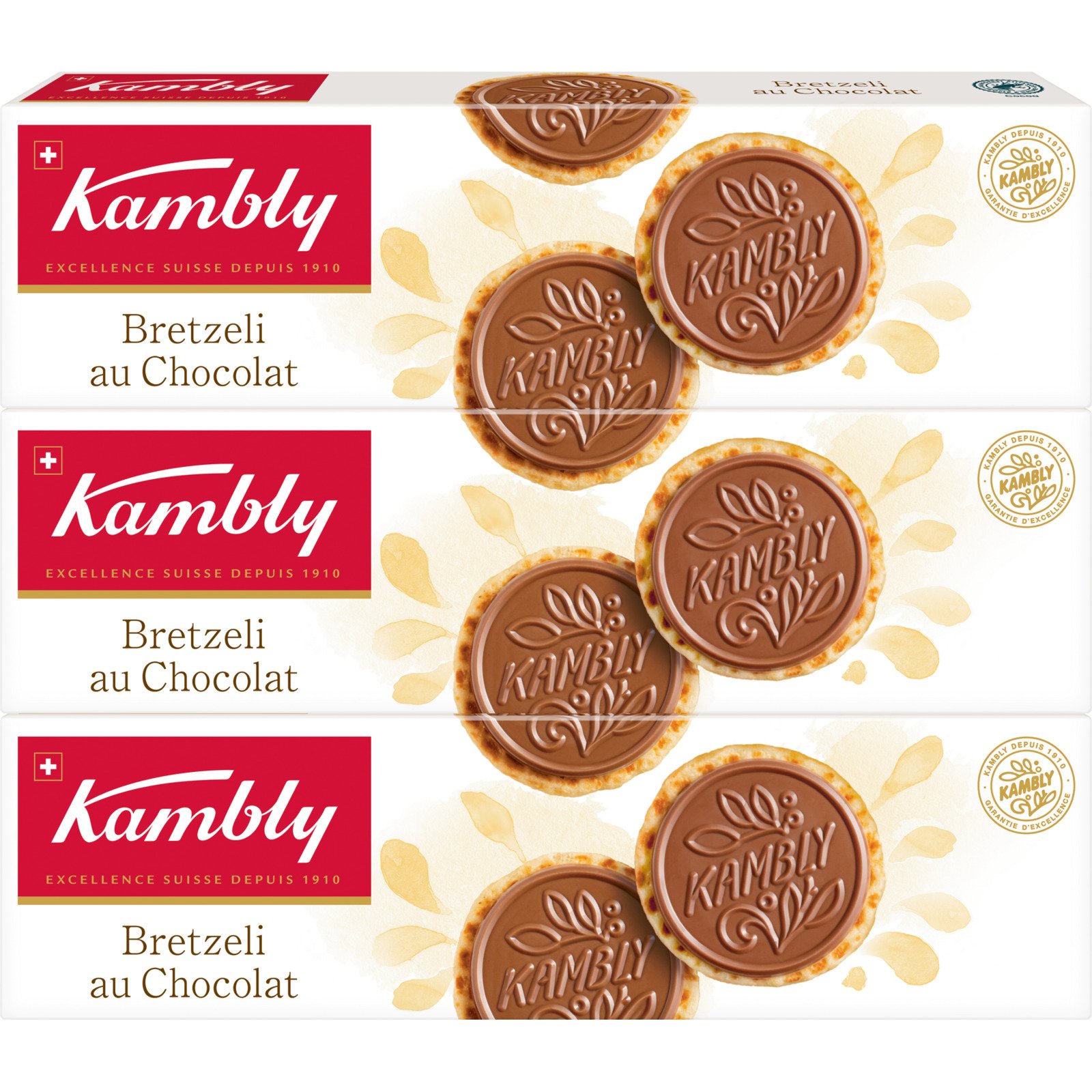 Kambly Bretzeli au Chocolat 3 x 100 g