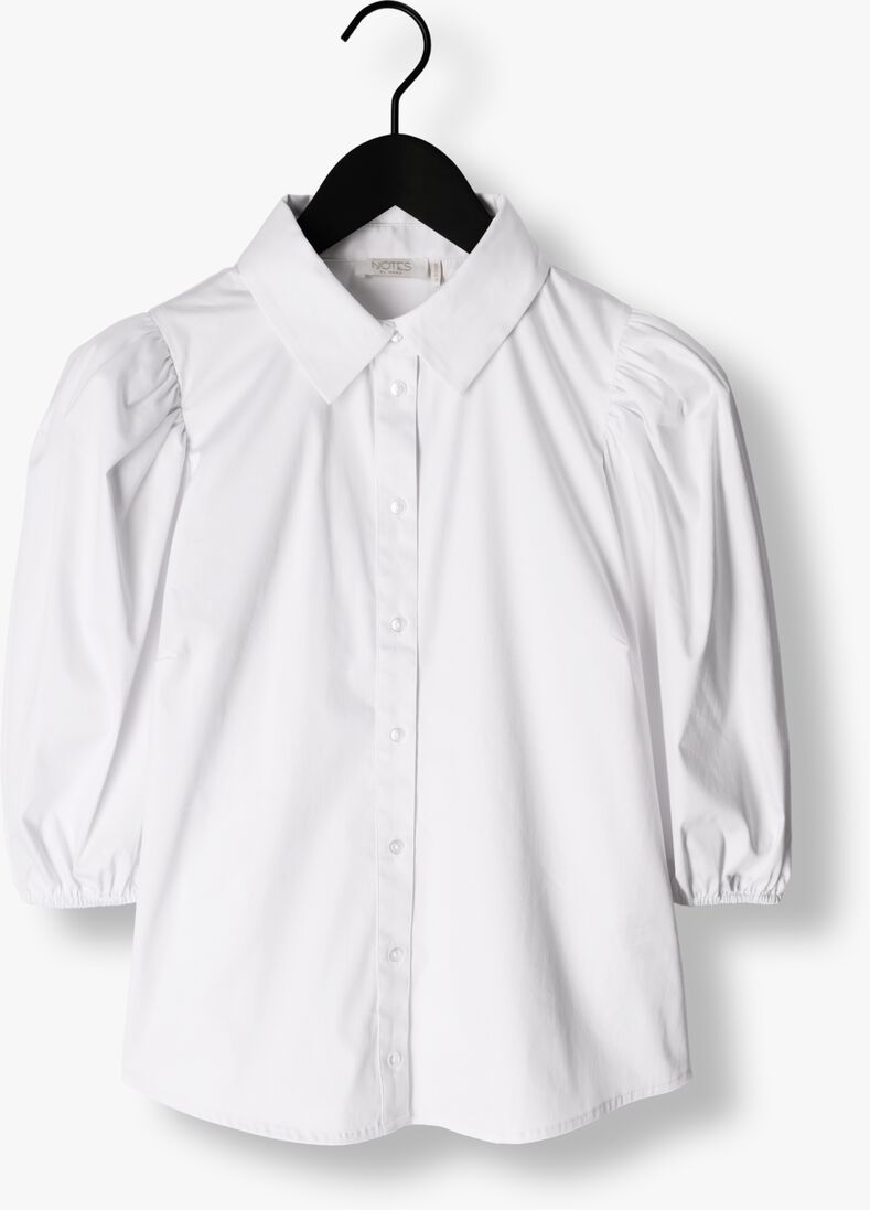 NOTES DU NORD witte notes du nord blouse kira short sleeve shirt