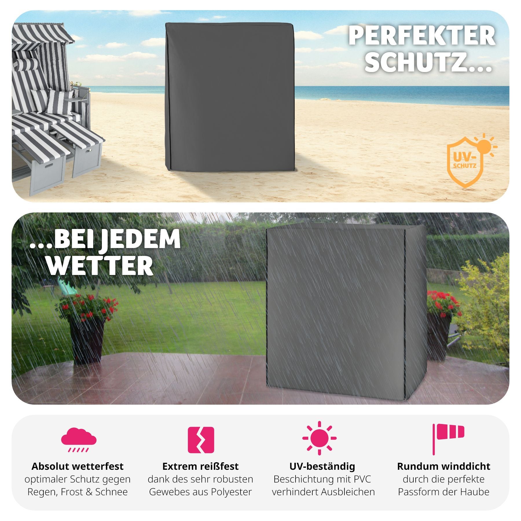 Schutzhülle für Strandkorb