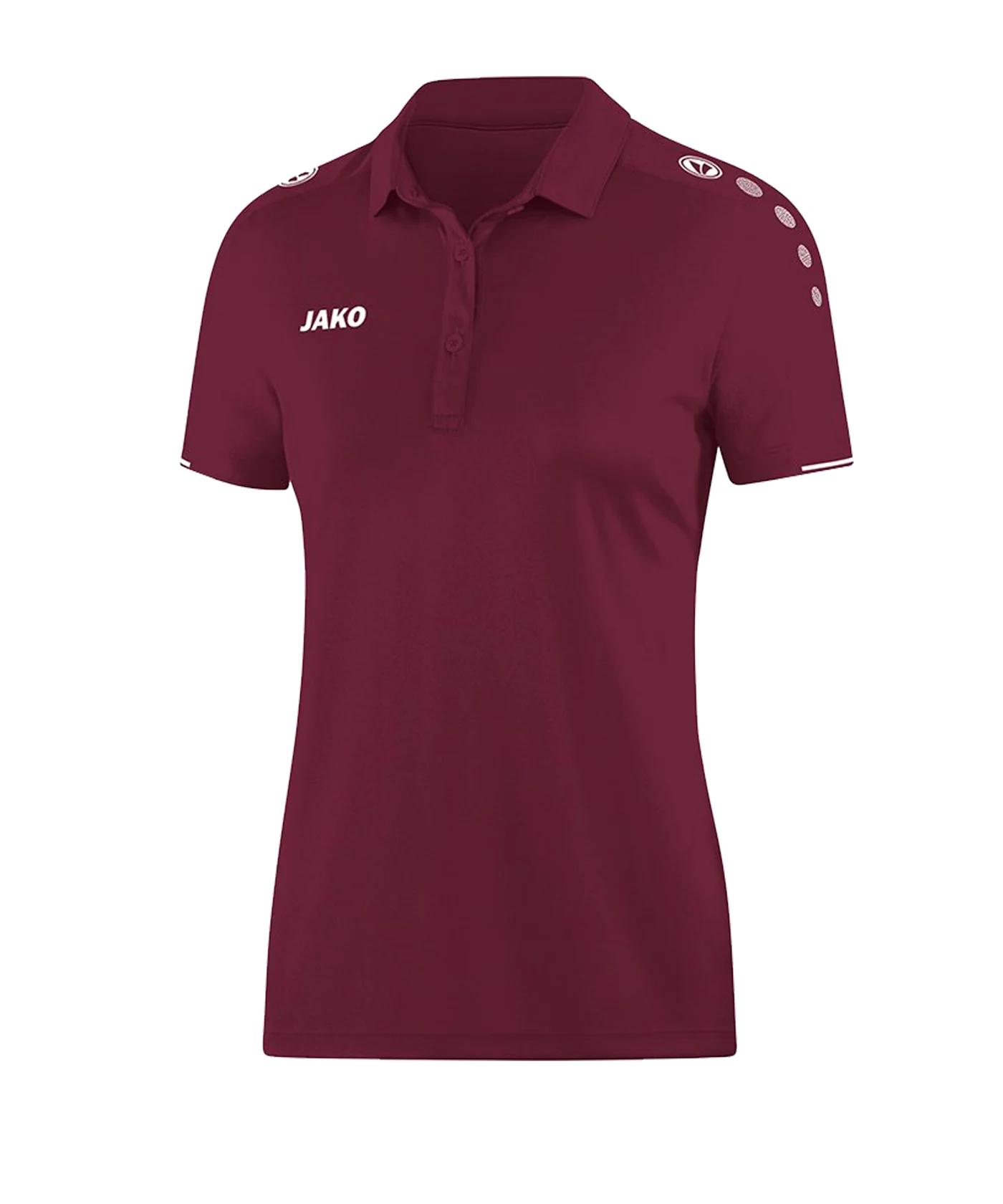 JAKO Classico Poloshirt Damen Dunkelrot F14