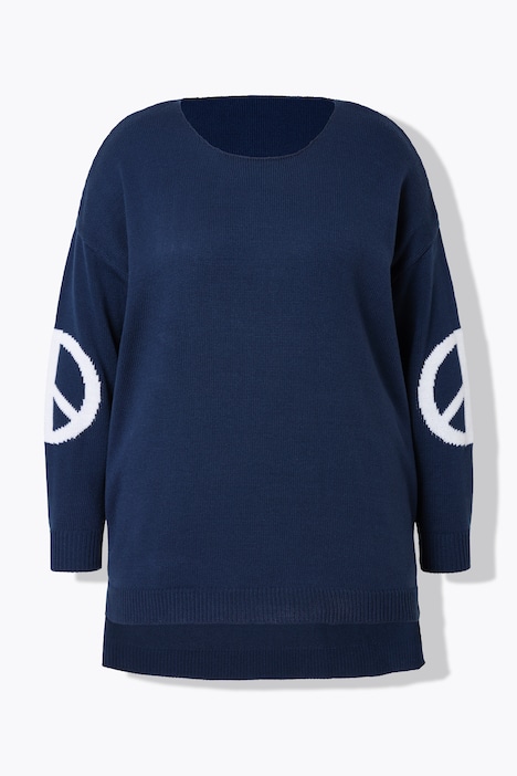 Pullover, Peace-Zeichen, Langarm