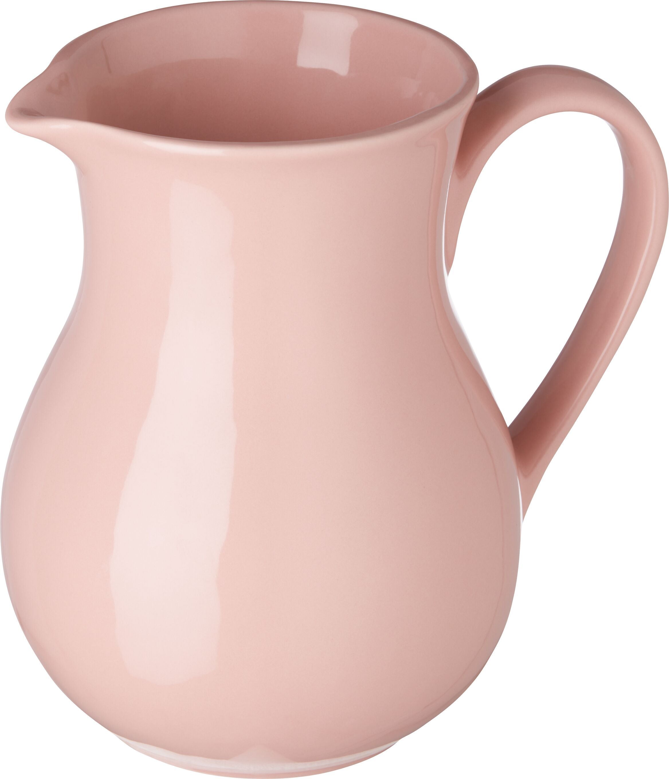 SE-ZIGERLI KRUG STEINZEUG 1.5L ROSA - Rosa / B: 19.0 cm x T: 14.0 cm x H: 20.0 cm