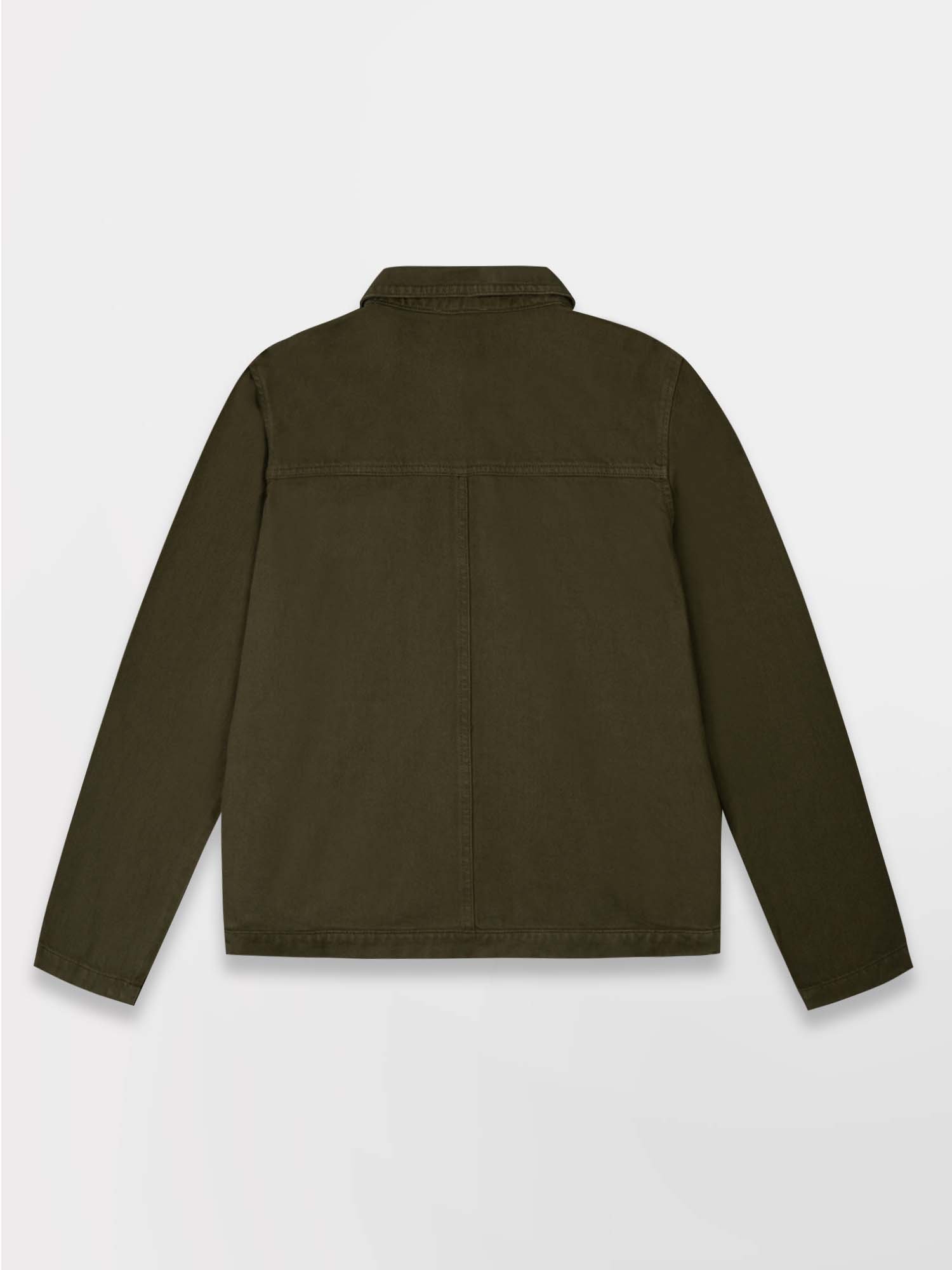 Veste Femme Boutonnée Coton Kaki