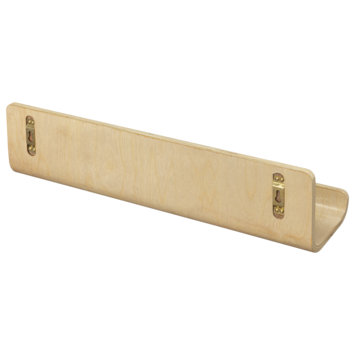 Pekodom dubbelgevouwen wandplank naturel berken 14x60x12 cm (hxbxd)