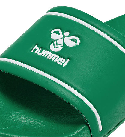 Hummel Badesandalen - Pool Slide Jr - Grün/Weiß