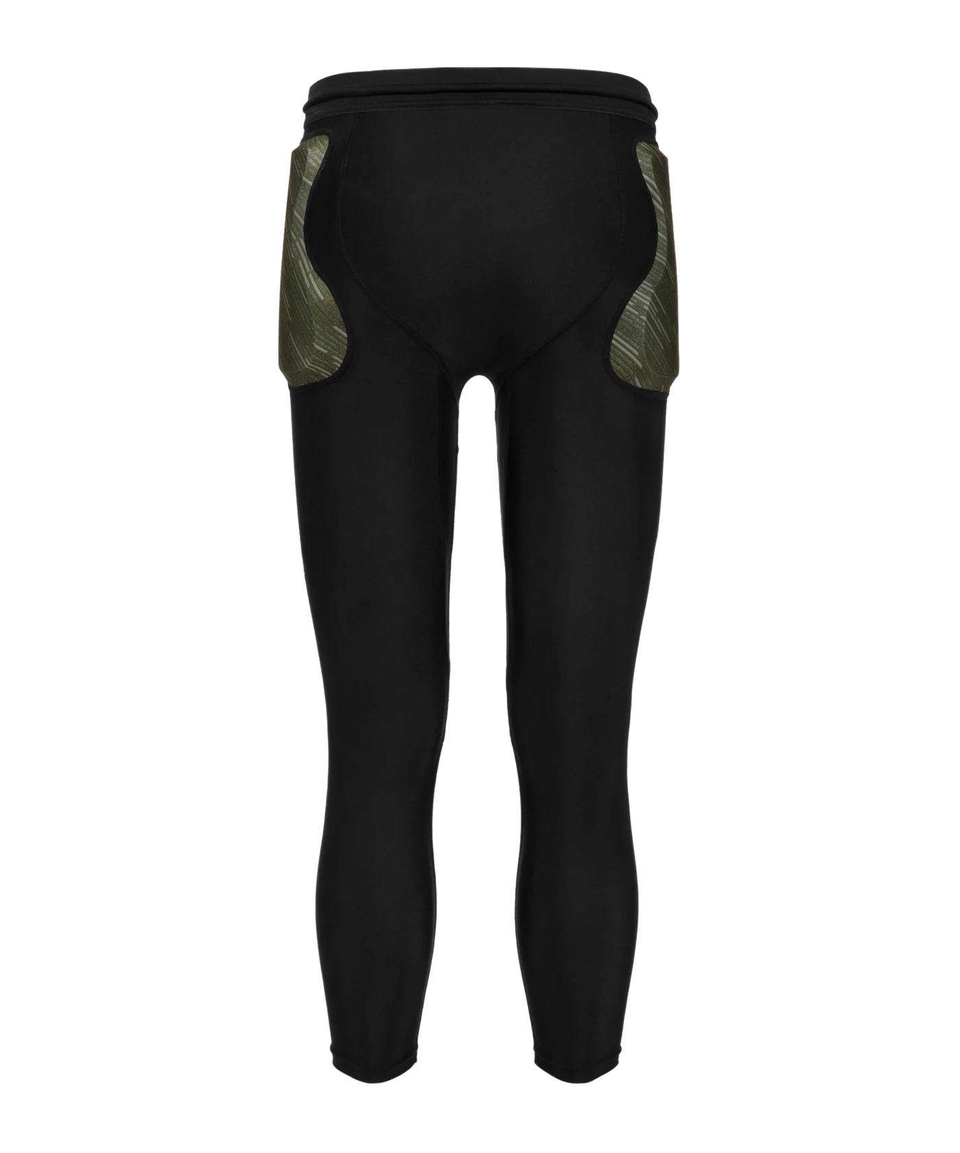 Reusch Padded Eco 3/4 Tight Schwarz Grün F7050