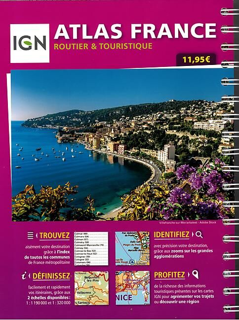 IGN - ATLAS ROUTIER TOURISTIQUE FRANCE