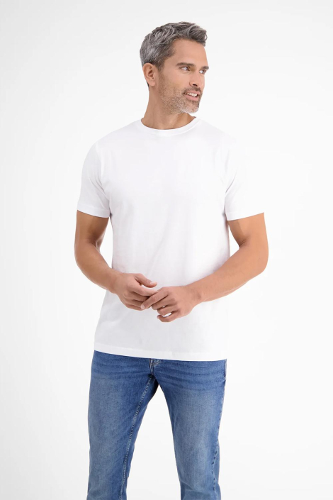 Lerros witte heren t-shirt