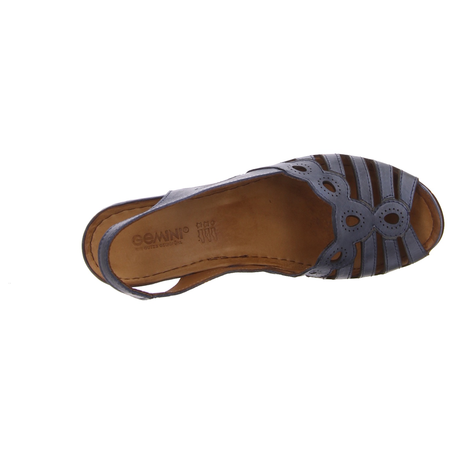Gemini Damen Sandalette blau blau