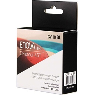 Accessoire platine vinyle Enova Hifi Centreur 45T - CV 10 BL