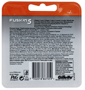 Gillette Fusion 5 Scheermesjes 8ST
