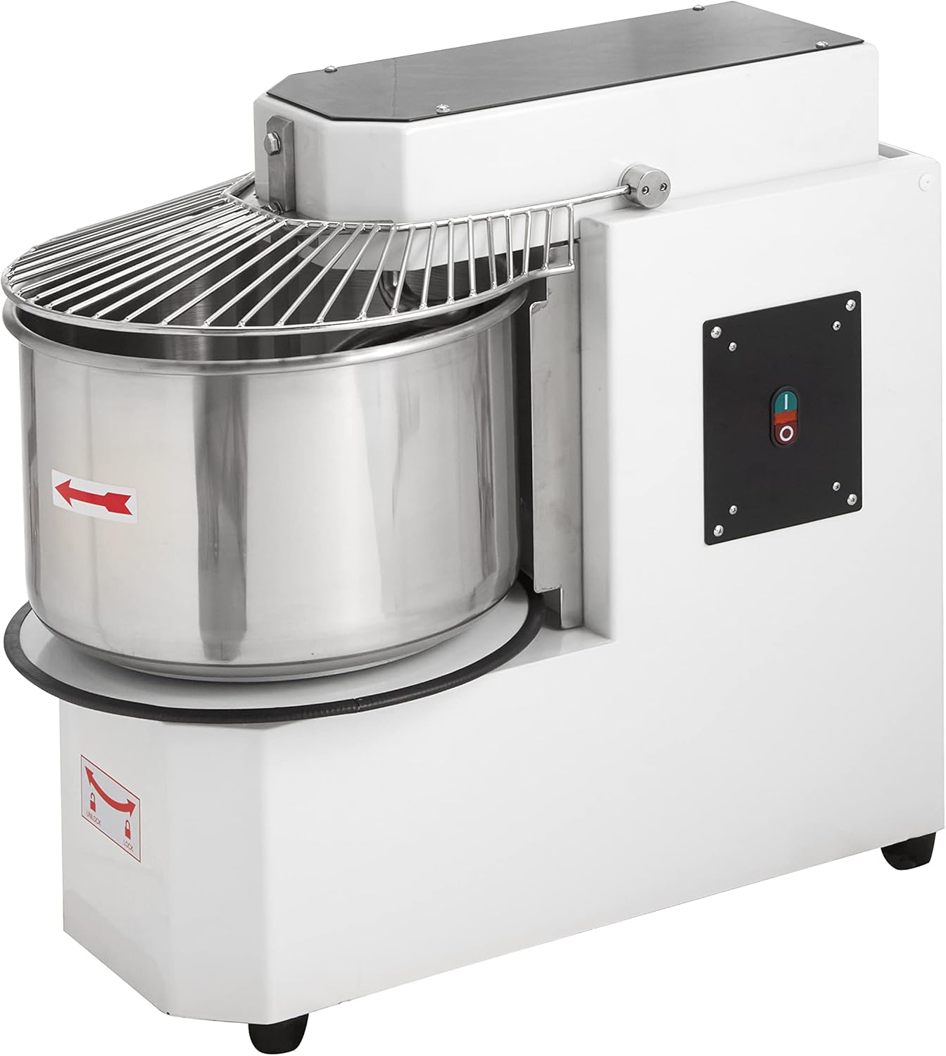 Teigknetmaschine ECO 30 Liter 230 Volt - variabler Kopf Gastronomiebedarf