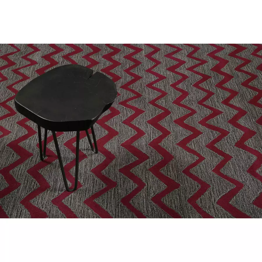 Esprit Kurzflorteppich Kalahari beere grau taupe