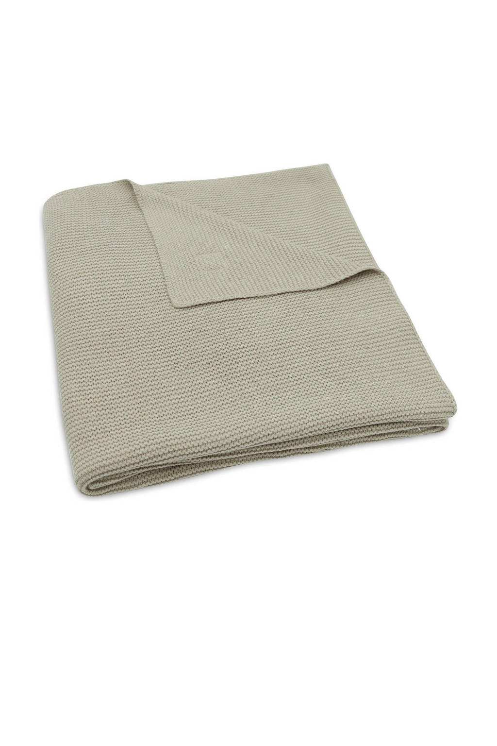 baby ledikantdeken 100x150cm Basic Knit - Olive Green