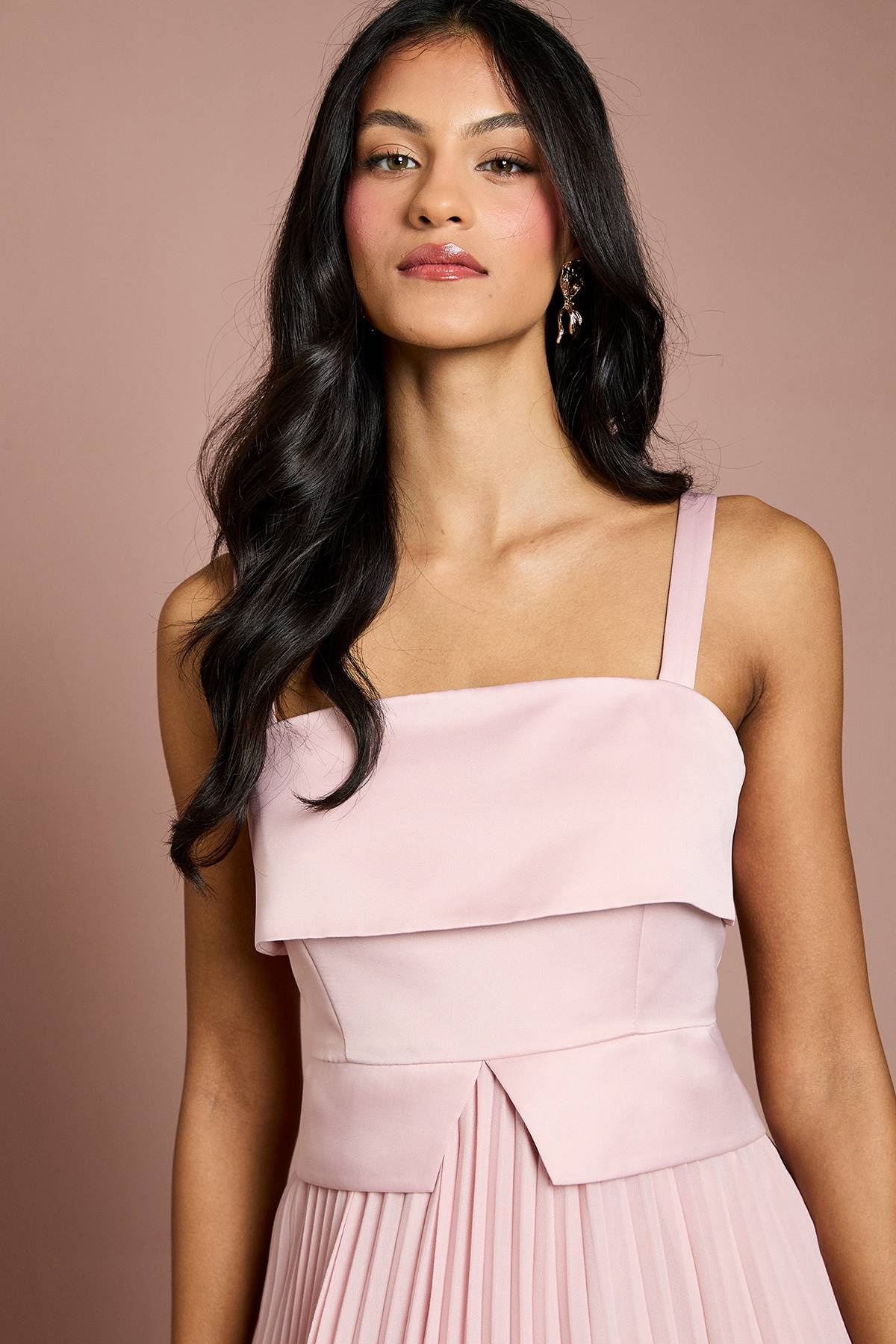 Coast Robe Midi à Encolure Carrée Petite Taille