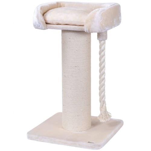 Arranhador para gatos casual na cor creme