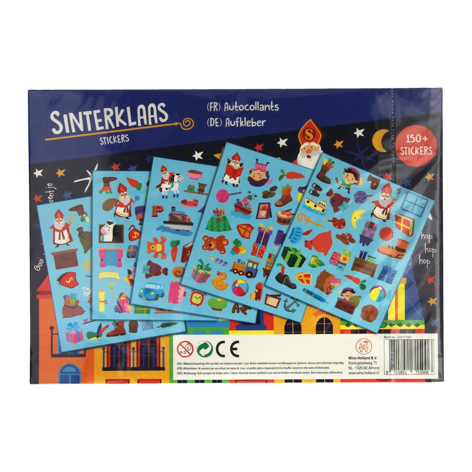 Stickervellen Sinterklaas