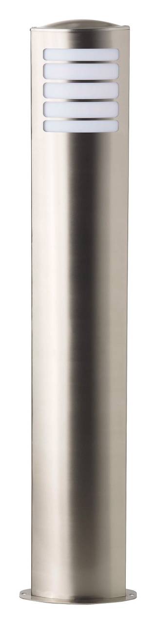 BRILLIANT Lampe Todd Außenstandleuchte edelstahl | 1x A60, E27, 20W, geeignet für Normallampen (nicht enthalten) | IP-Schutzart: 44 - spritzwassergeschützt