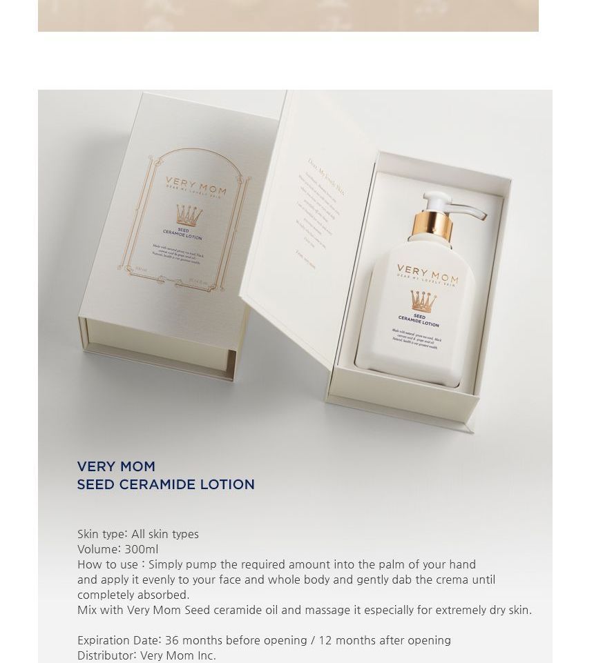 ZEER MOM - Seed Ceramide Lotion