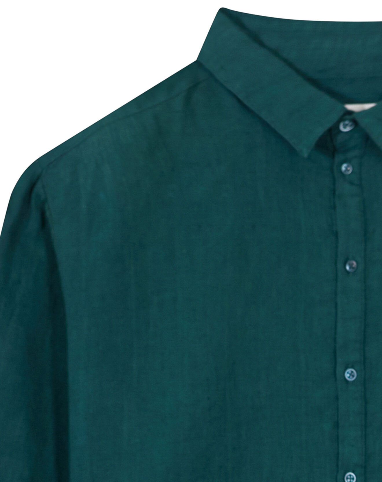Harris Wilson Chemise 100% Lin Danish fougère