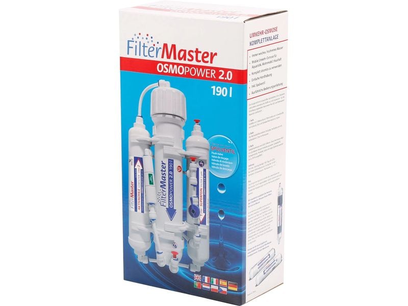 FilterMaster Osmosesystem OsmoPower 2.0 0 Umkehrosmoseanlage – für sauberes und schadstofffreies Osmosewasser