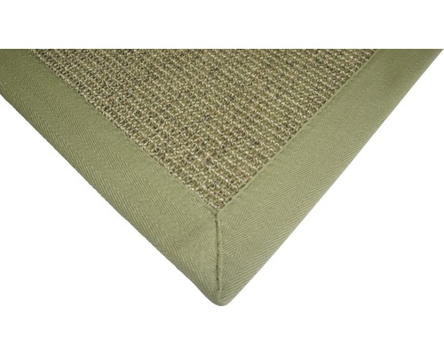 Sisal vloerkleed groen 80x160 cm