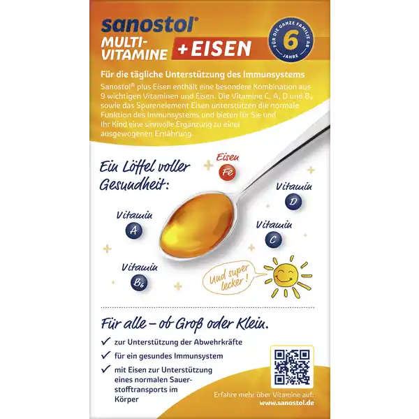 Multi-Vitamine + Eisen