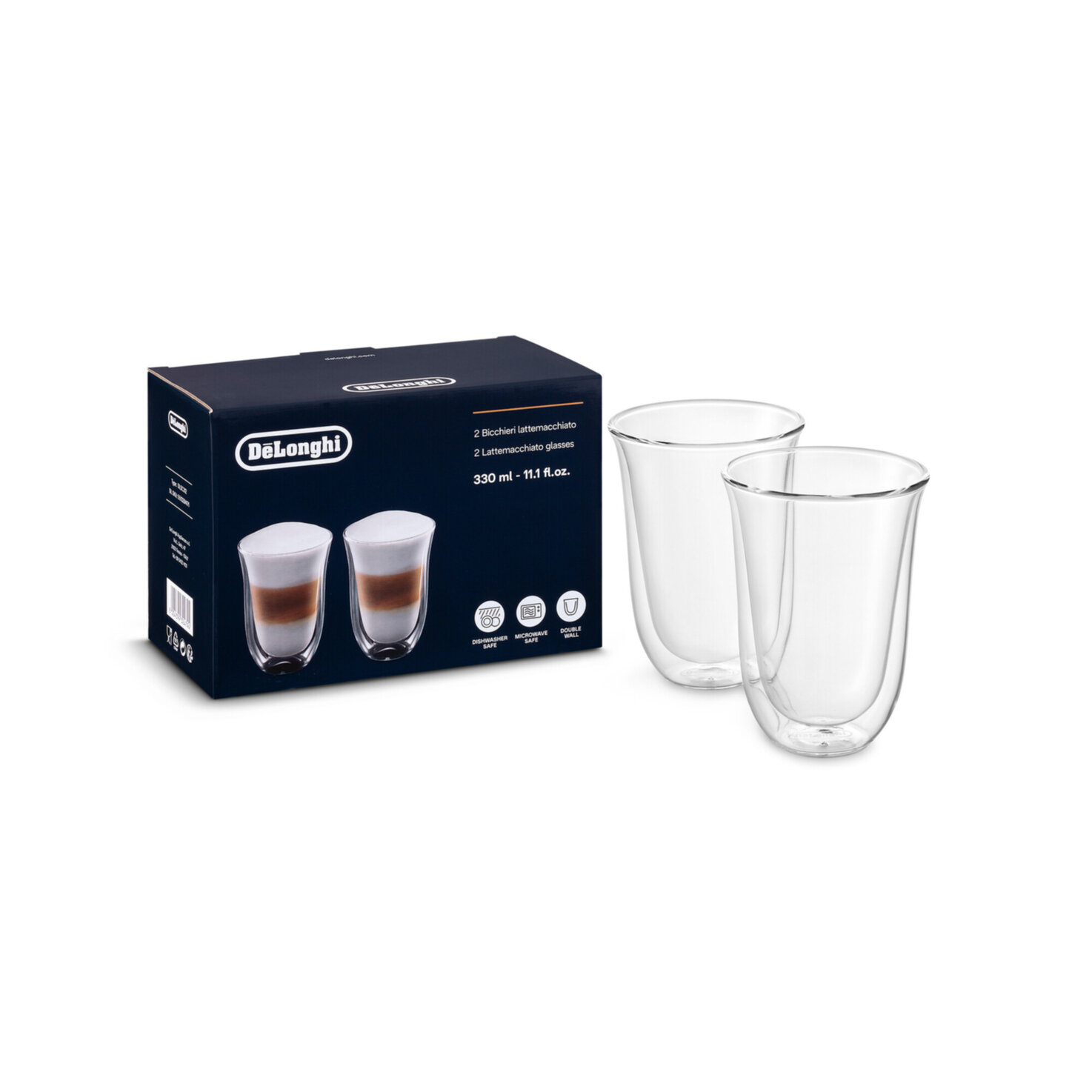 De Longhi Latte Macchiato Gläser Set