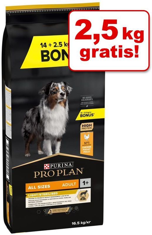 Purina Pro Plan - OPTInutrition - Hondenvoer - 16,5 kg - Kip & Rijst