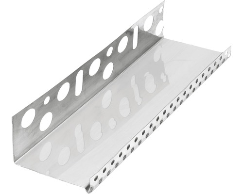 CATNIC basisprofiel roestvrij staal V2A voor gevelisolatie en ETICS-systeem 100 mm 2500 x 103 mm