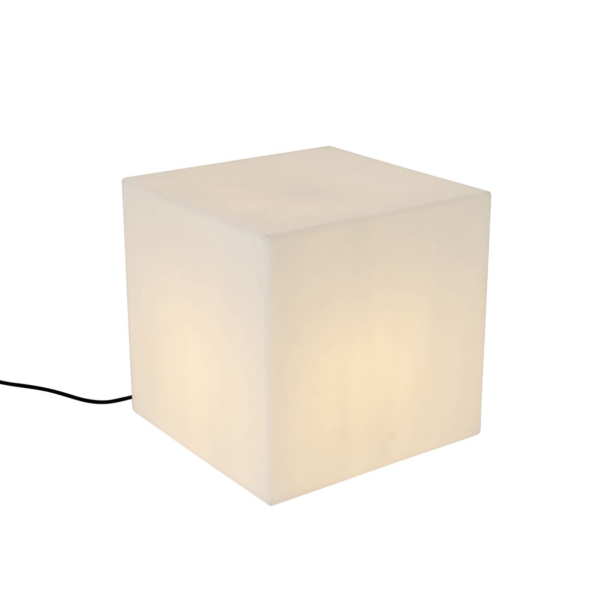 Moderne buitenlamp wit 38 cm vierkant IP44 - Nura