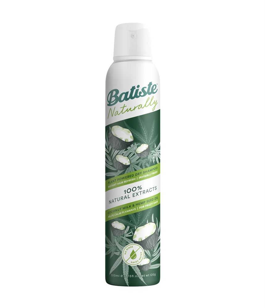 BATISTE Trockenshampoo Naturally Coconut&Hemp Seed Oil Aeros Spr 200 ml