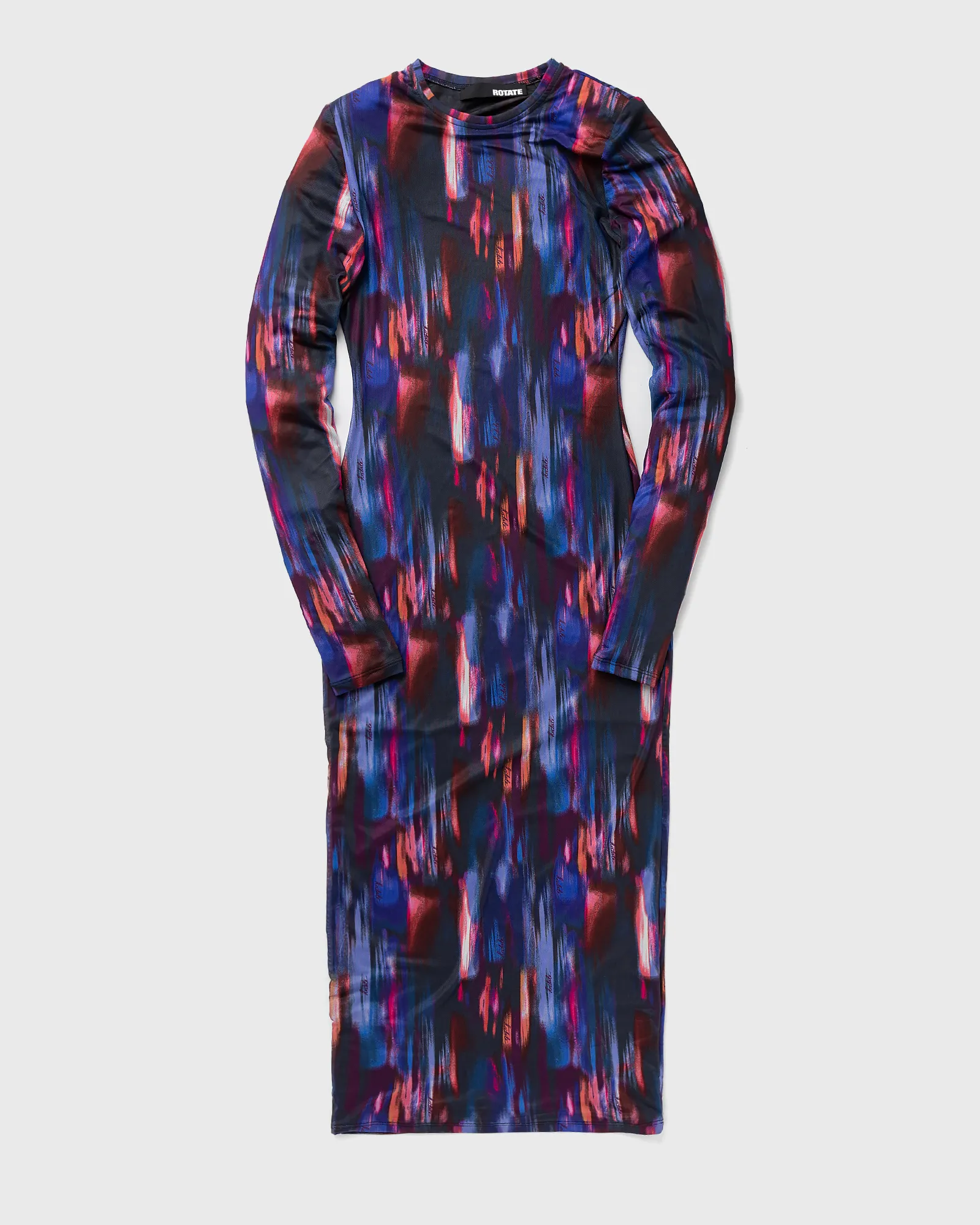 ROTATE Birger Christensen Printed Midi Dress