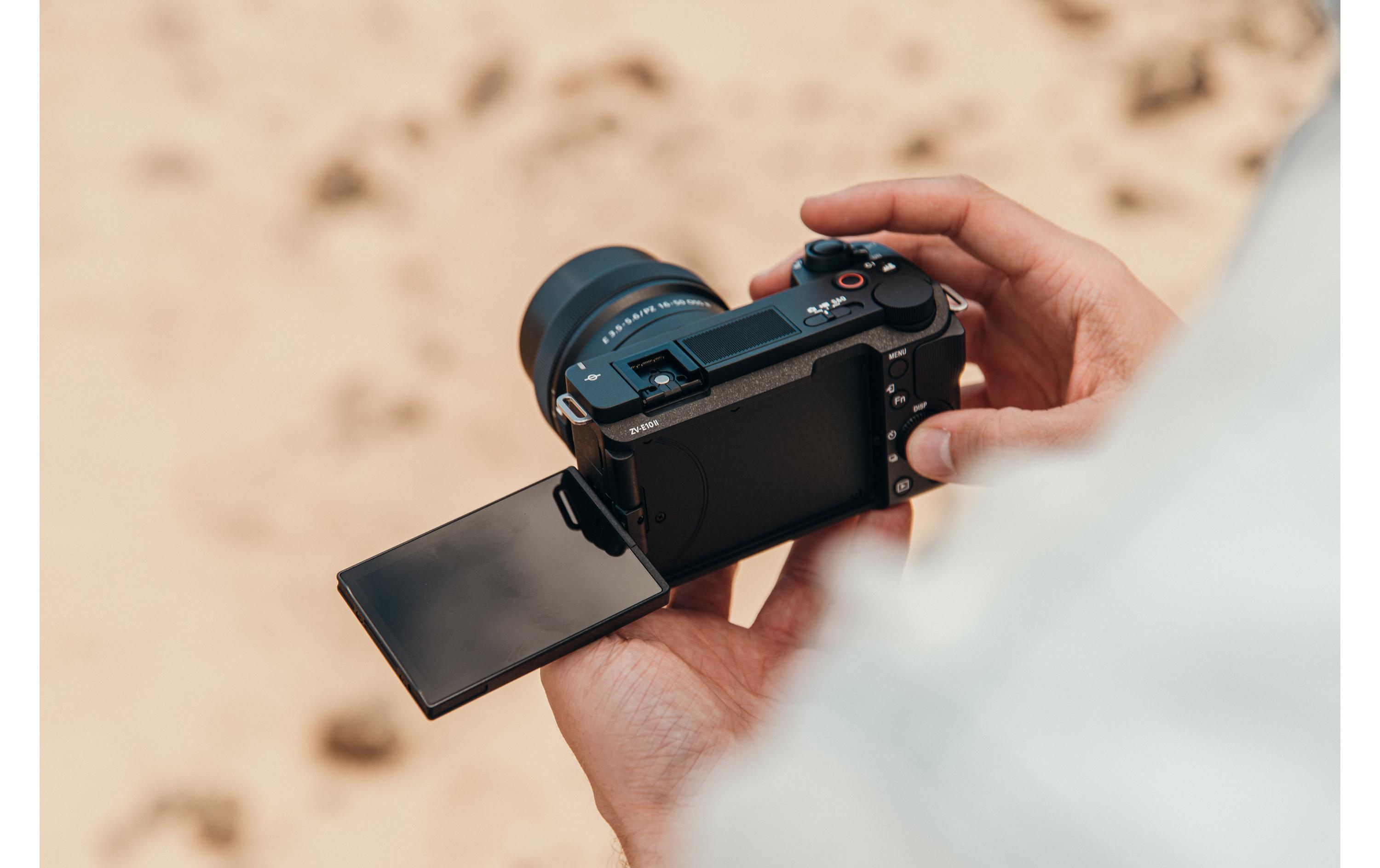 Fotokamera Alpha ZV-E10 II SELP16502 Kit<br>Kompakte Kamera für Vlogs mit 16-50mm Objektiv mit leistungsstarkem Powerzoom
