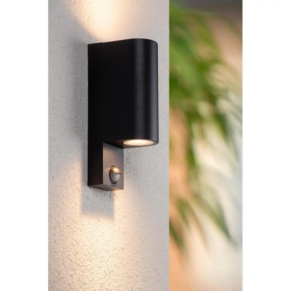 Lucide ZARO IR Wandspot - Zwart