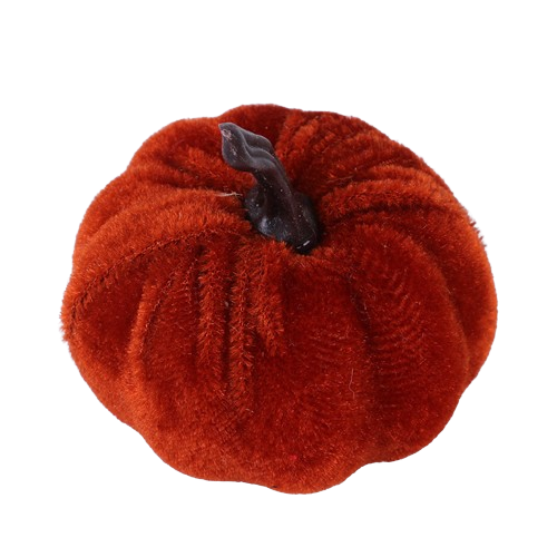 (12er Set) Stoff Herbst Kürbis Deko Aufsteller Home Accessoire Thanksgiving / Halloween Tischdekoration - Bunt