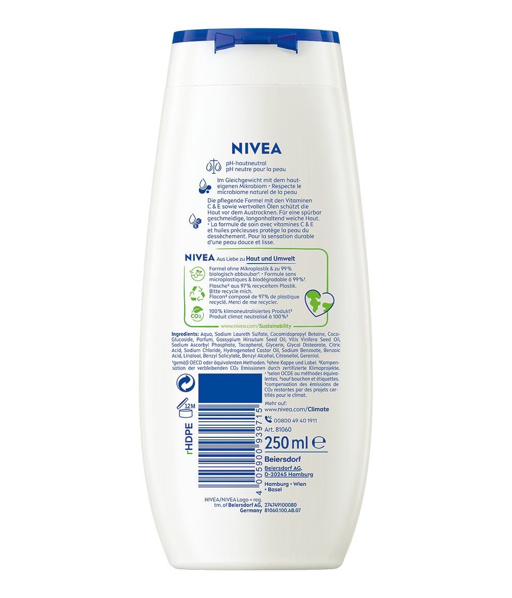 (250ml) Cashmere & Cottonseed Oil Pflegedusche (81060)