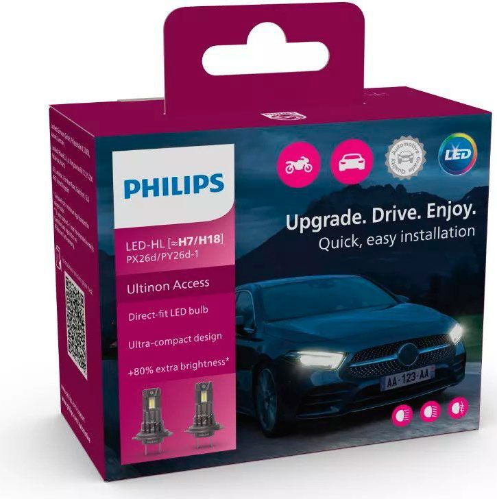 Philips - Ultinon Access - LED Autoverlichting - Wit - Energiezuinig