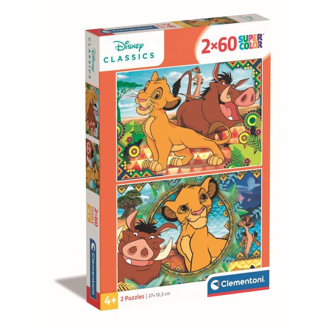 Disney Classics - König der Löwen - Puzzleset - 2 x 60 Teile