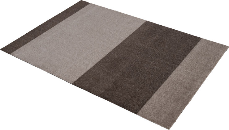Tica Copenhagen Løber, 130x90 cm, stripes-horizon sand/brun Sand/brun