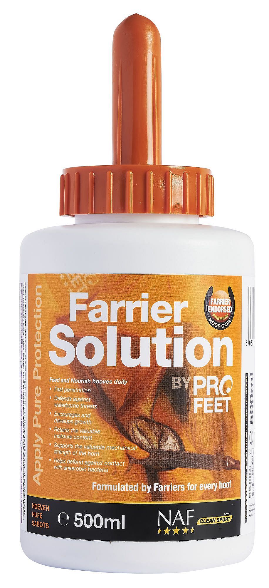 NAF Farrier Solution – Voor droge, broze of beschadigde hoeven bij paarden