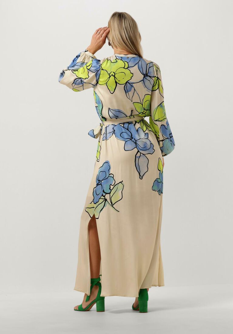 FABIENNE CHAPOT ecru fabienne chapot maxi jurk erina dress