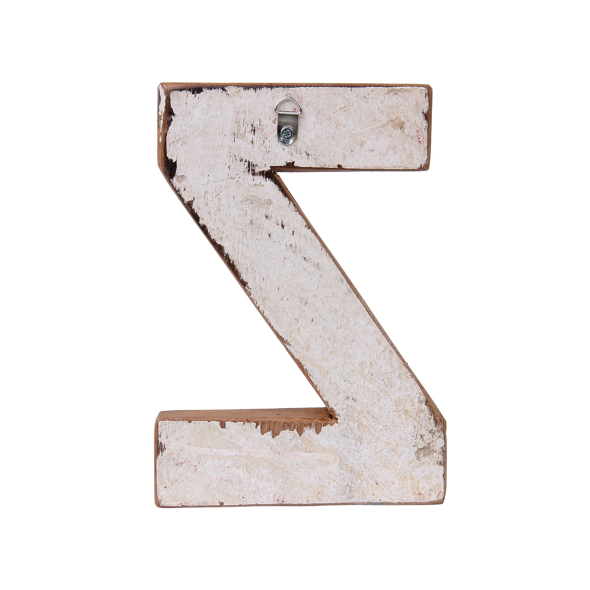 Holzbuchstabe 'Z', mehrfarbig, T 2,5 cm, B 13 cm, H 19 cm von fischer's lagerhaus