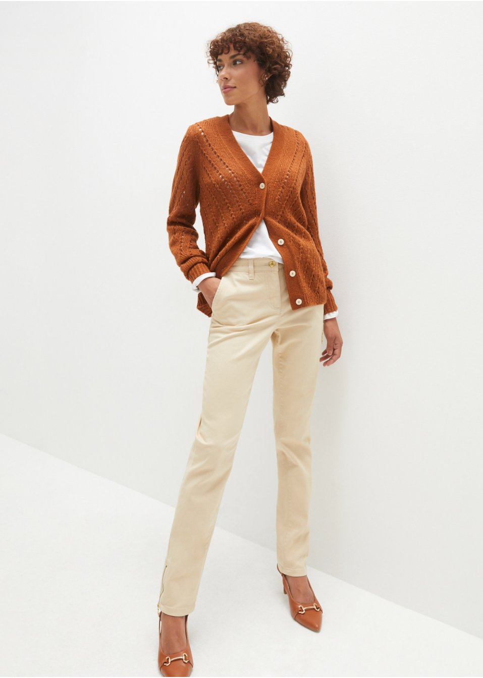 Pantalon extensible avec zips