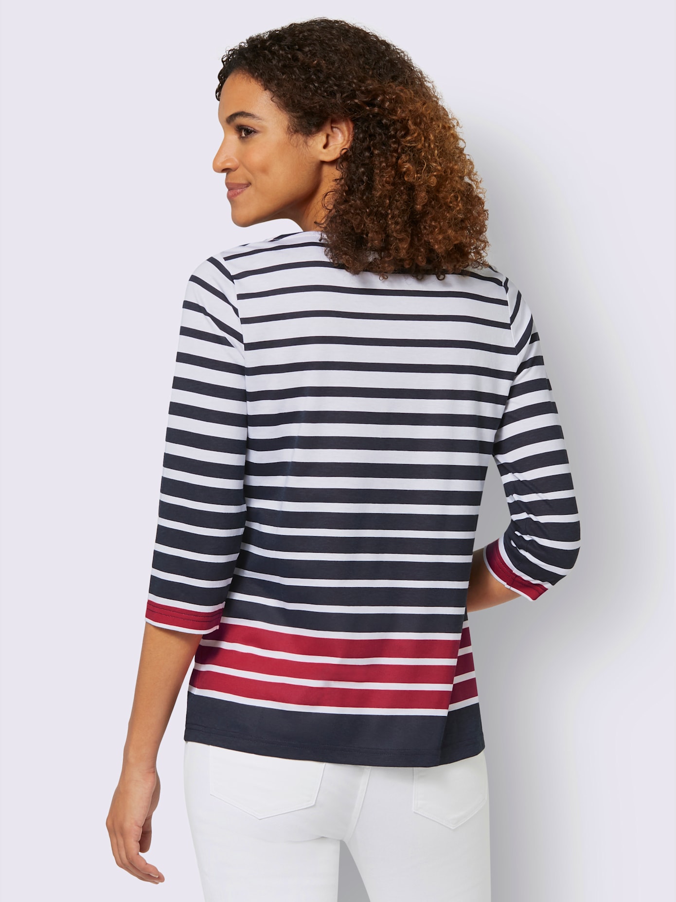 T-shirt à rayures 50% coton