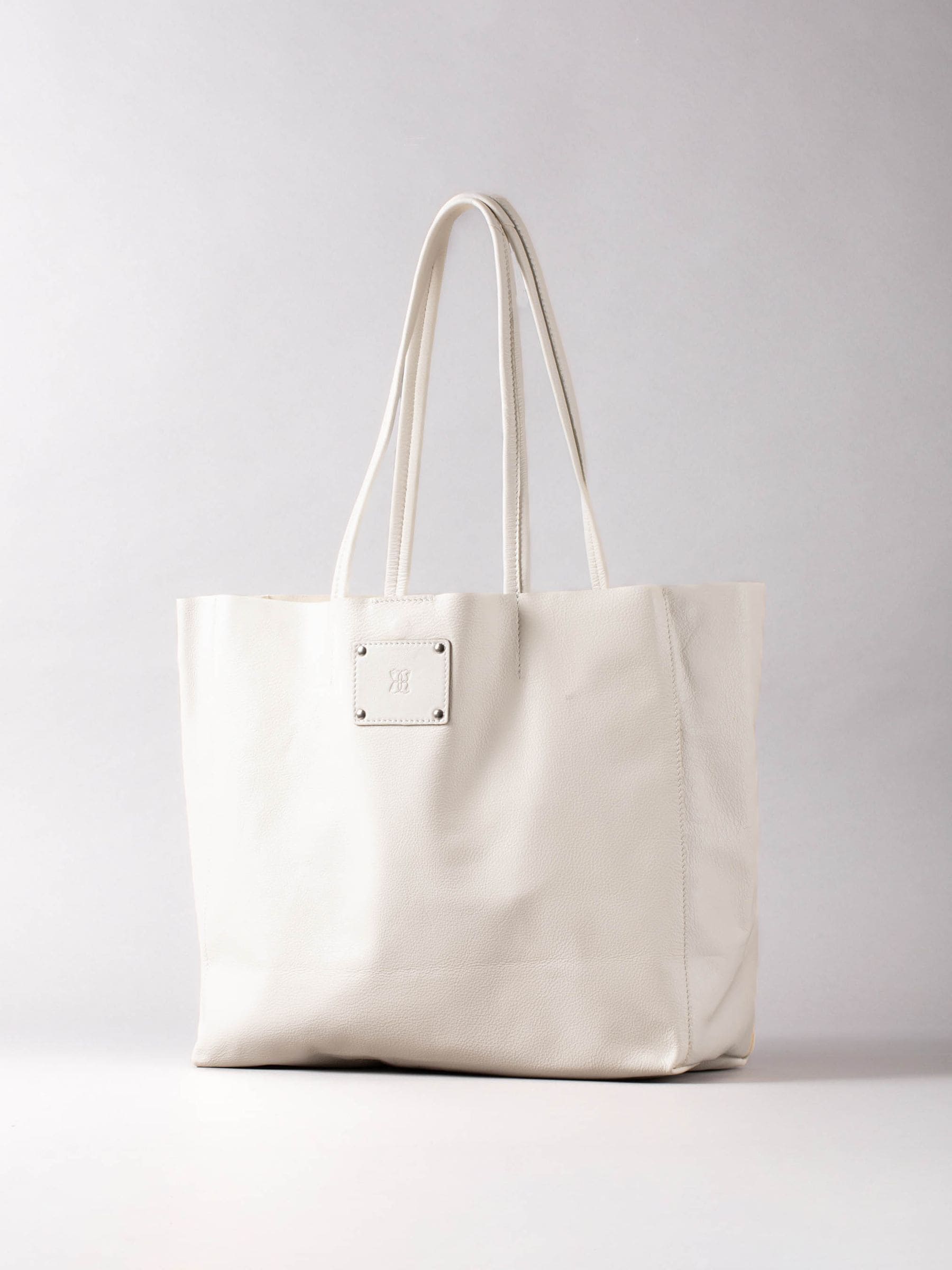 Wit - Lakeland Leather - Geteerd leren tas