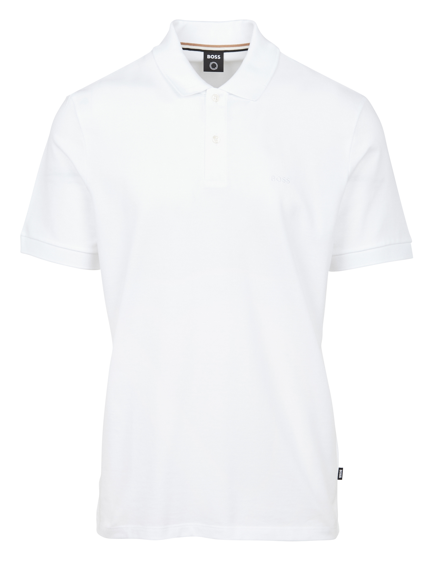 Polo regular-fit en coton bio| Blanc