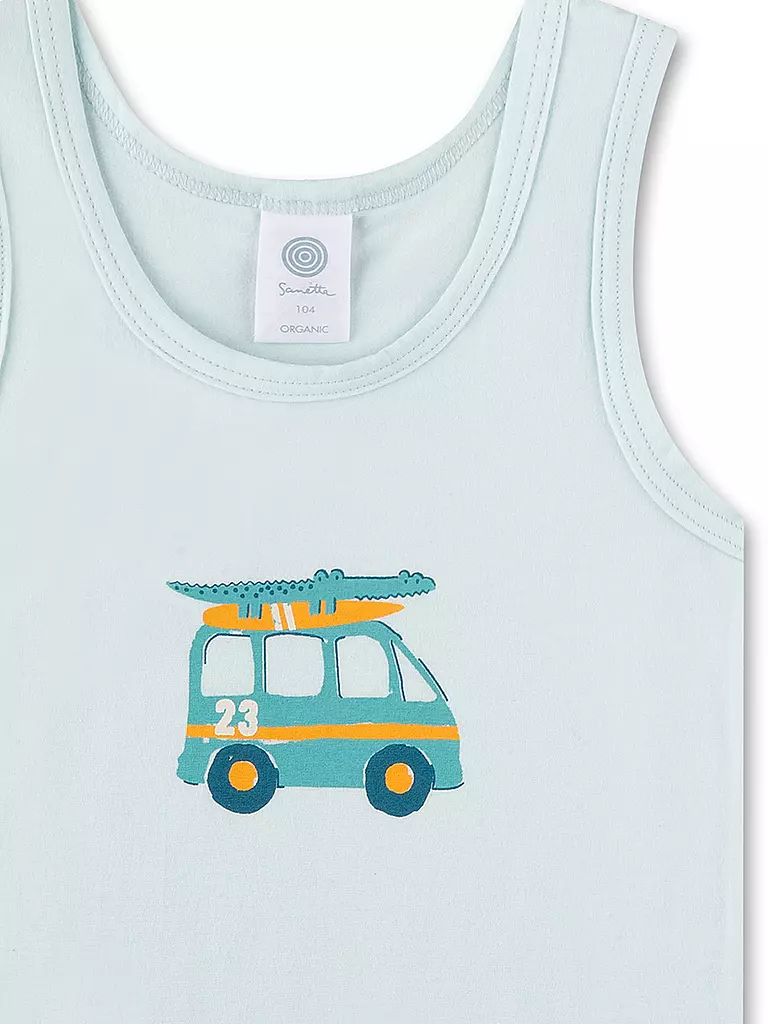 SANETTA Kinder Shirt blue wind hellblau
