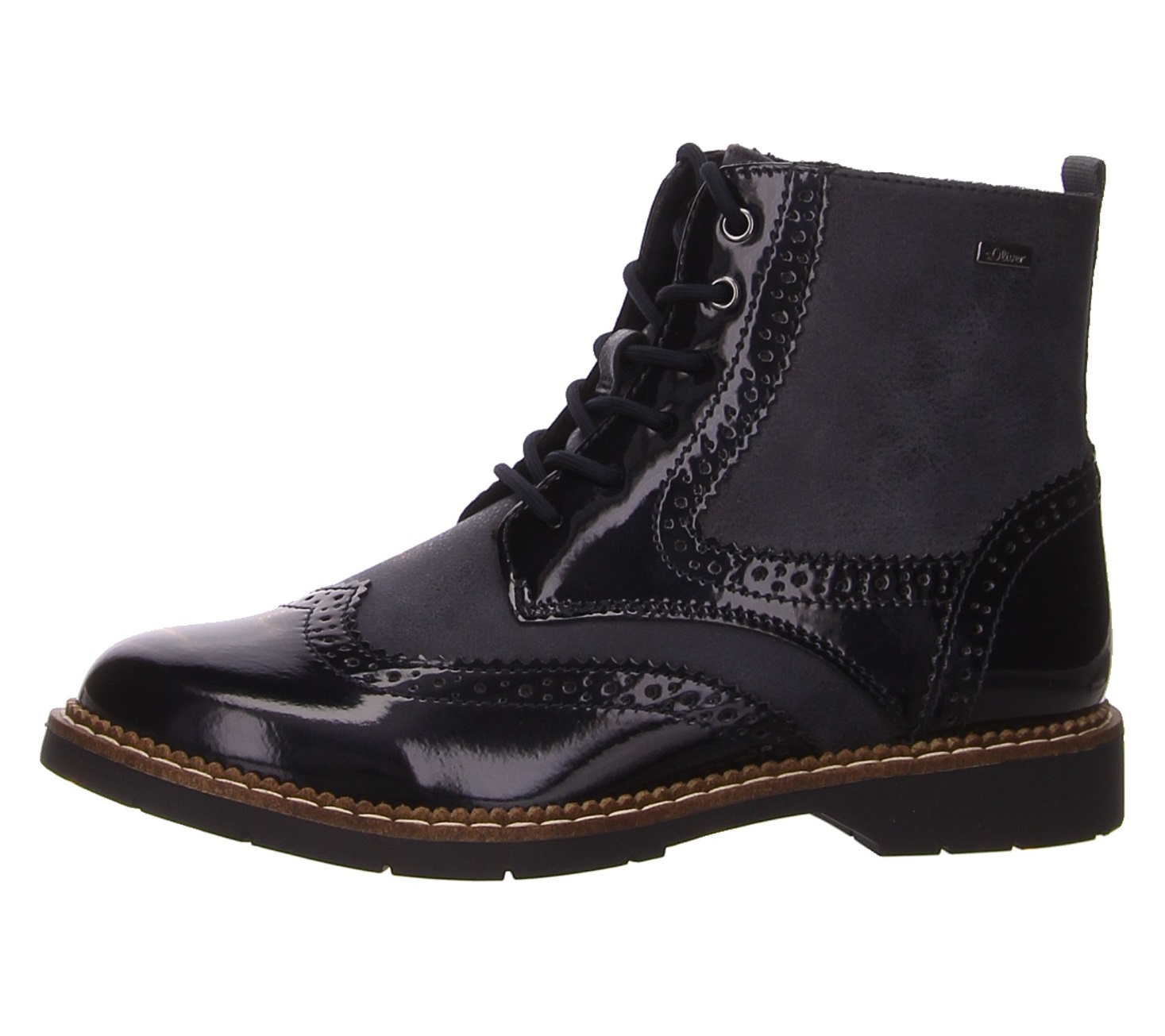 s.Oliver Stiefeletten navyblau blau