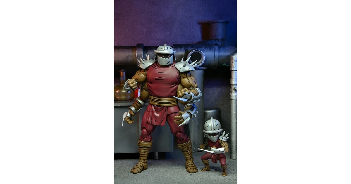 NecaTMNT: Mirage Comics - Shredder Clone & Mini Shredder Deluxe 7 inch Action Figure speelfiguur